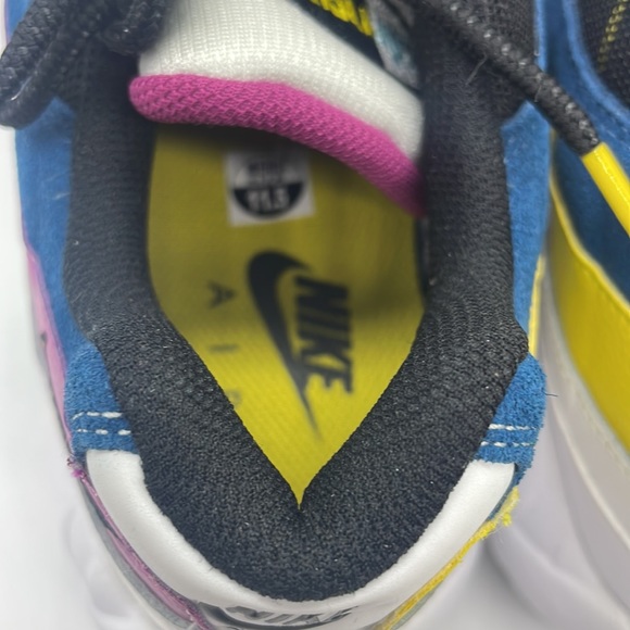 Men’s Nike AirMax 95 Blue/Purple/Yellow/White DC1862-100 USED Size 11.5 - Picture 6 of 11